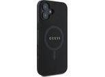 Guess Guhmp16Mpsahmck Custodia Rigida Saffiano Classic Logo Magsafe Per Iphone 16 Plus6.7 Czarny/Nero