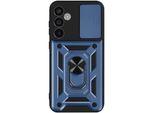 Mayaxess, Custodia Protettiva Per Samsung Galaxy A55, Cover Fotocamera Con Supporto Ad Anello, Blu Scuro