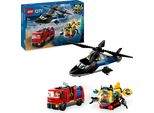 Lego Lego® City 60462 Set Combinato Con Elicottero, Autopompa E Sottomarino 60462