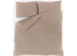 Biancheria Da Letto In Mussola Francese 220X200, 70X90Cm Beige