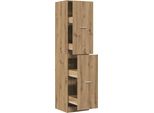 Vidaxl Armadio Speziale Rovere Artigianale 40X41X174,5 Cm Materiale A Base Di Legno