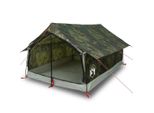 Vidaxl Tenda Da Campeggio 2 Persone Modello Mimetico Impermeabile