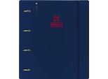 Raccoglitore Ad Anelli Munich Royal Blue 27 X 32 X 4 Cm