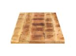 Vidaxl Piano Da Tavolo 140X50X3,8 Cm Rettangolare Legno Massiccio Grezzo Mango