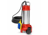 Potente Pompa Per Acqua Con Interruttore A Galleggiante E Trituratore Vertex 1300W | Per Acqua Pulita, Acqua Sporca E Acque Reflue | Classe Di Protezione IP68 |