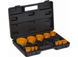Kraft&Dele KD10758 Set Di Punte Per Alesare Legno E Metallo 17 Pz
