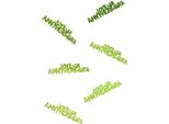 Coriandoli Happy Birthday Verde - Taglia Unica