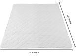 Vevor Coprimaterasso Riscaldato, 150 X 80 Cm, Scaldaletto Con 4 Livelli Di Riscaldamento, Timer Di 12 Ore, Spegnimento Automatico Di 8 Ore, Tasche Elastiche Su Tutto Il Perimetro, Coprimaterasso In Tessuto Spazzolato