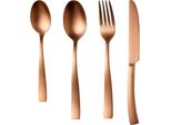 Set Di Posate - Arthur Martin - AM0056 - 24 Pezzi - Acciaio Inox - Finitura Rame