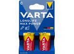 Varta Batterie Longlife Maxpower Alka. C Baby LR14 1.5V 1Bli=2Stk