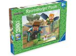 Ravensburger - Puzzle Minecraft Xxl 200 ElementóW - Oficjalny Produkt Premium