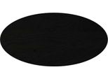 Vidaxl Piano Del Tavolo Marrone Scuro 100X50X4 Cm In Rovere Massiccio Ovale