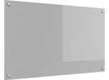 Vidaxl Alzatina Da Cucina Grigio Chiaro 100 X 60 Cm Vetro Temperato