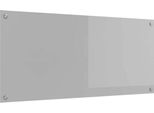 Vidaxl Alzatina Per Cucina Grigio Chiaro 110 X 50 Cm Vetro Temperato