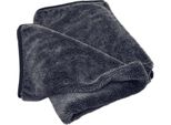 Panno Per Asciugare Il Bagno - 80 X 60 Cm - Grigio - Panno In Microfibra - Panno Per Lavaggio Auto