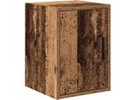 Vidaxl Armadio A Muro Per Garage In Materiale A Base Di Legno Rigenerato