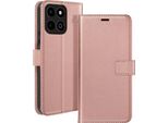 Mayaxess, Honor 200 Smart Wallet Case Funzione Stand Con Cinturino, Oro Rosa