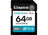 Kingston SDG4/64GB Sd Card 64GB Kingston Sdxc Canvas Go Plus C10 Retail