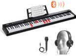 Pianoforte Elettrico Digitale A 88 Tasti - Pianoforte Con 1000 Ritmi - Tastiera Digitale Multifunzionale Per Principianti E Professionisti