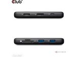 Club3D CLUB3D 8-1 Dock Portatile Da Usb Type-C® 10Gbps A Hdmi™ E Displayport™ 8K30Hz Pd Max.100Watt