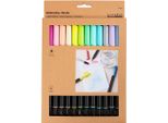 Creativ Company Set Di Pennarelli Acquerellabili 12 Colori - Penne Creative