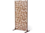 Vevor Schermo, 120X50,8X193 Cm, Schermo Privacy Per Esterni, Parete Divisoria Indipendente, Terrazza, Uso Interno, Vasca Idromassaggio, Marrone