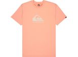 Quiksilver Ev Comp Logo Maglietta A Maniche Corte Orange S Uomo Orange S