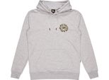 Quiksilver Graphic Mix Felpa Con Cappuccio Bianco L Uomo Bianco L