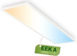 Briloner Piatto Pannello Led, Efficienza Energetica A, Dimmerabile, Telecomando, Cct Da Bianco Caldo A Bianco Freddo, Bianco, 100 X 25 X 6 Cm