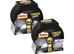 Pattex Power Tape Set Di 2 48Mm X 10M Nero Forte Impermeabile Outdoor