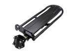 Portapacchi Posteriore Per Bicicletta, Montaggio Su Tubo Sella, Alluminio Nero, Per Mtb E City Bike Fino A 10 Kg