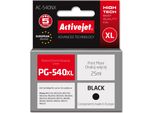 Activejet AC-540NX Inchiostro Per Stampante Canon (Sostituto Di Canon PG-540XL) Supremo, 25 Ml, Nero