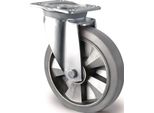 Ruota Girevole Per Impieghi Gravosi Ø Della Ruota 160 Mm Portata 400 Kg Ruota Girevole Gomma Elastica 135 Mm 110 Mm