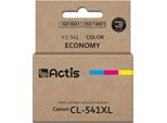 Actis KC-541 Ink For Canon Printer (Replacement CL-541XL) Supreme 18 Ml Blue Yellow Magenta.
