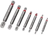 Set Di Calibri A Filettatura Limite 6H, 1 Pezzo Ciascuno M3, M4, M5, M6, M8, M10, M12 Per Filettature Metriche Iso