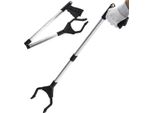 3X Pinze Lunghe Per I Rifiuti | Ausilio Di Presa [79,5 Cm] - Pinze Per Rifiuti Pieghevoli In Lega Di Alluminio Per Anziani | Pratico Raccoglitore Di Rifiuti | Pinza Per Mani - Raccoglitore Di Rifiuti | Braccio Di Presa | Robuste Pinze Per La Raccolta Dei Rifiuti