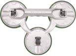 Sollevatore Ad Aspirazione Portata 100 Kg Testa Ø 118 Mm 3 Teste Alluminio