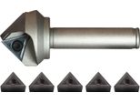 Set Di Frese Per Smussatura Tcgx Ø Nominale 25 Mm Ø Gambo 12 Mm 6 Pezzi Nichelati Con 5X Wsp Tcgx 163504 PMK40