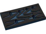 Modulo Utensile Inserto Vuoto 1/3 Modulo 2000 871 241 6 Pezzi