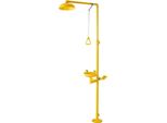Stazione Di Lavaggio Oculare 27 Cm - Lavaggio Oculare Conforme Alle Norme Osha - Combinazione Di Lavaggio Oculare E Dispositivo Di Pulizia