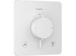 Hansgrohe Ecostat Comfort Q Thermostat Encastré Pour 2 Consommateurs, 33713700, 33713700