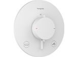 Hansgrohe Ecostat Comfort S Thermostat Encastré Pour 2 Consommateurs Avec Combinaison De SéCurité IntéGréE, 33718700, 33718700