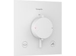 Hansgrohe Ecostat Comfort E Thermostat Encastré Pour 2 Consommateurs Avec Combinaison De SéCurité IntéGréE, 33716700, 33716700