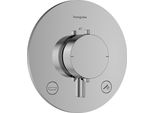 Hansgrohe Ecostat Comfort S Thermostat Encastré Pour 2 Consommateurs Avec Combinaison De SéCurité IntéGréE, 33718000, 33718000