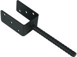 Supporto Per Pali Da Inserire Nel Calcestruzzo Nero Per Ancoraggi A U Da 8 X 8 Cm - Per Pezzo