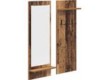 Vidaxl Comodino Da Parete In Legno Riciclato 70 X 10 X 90 Cm Materiale Ligneo