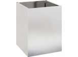 Vidaxl Vaso Da Giardino In Acciaio Inox 32 X 32 X 40 Cm Acciaio Inox