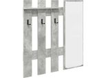 Vidaxl Comodino Da Parete In Cemento Grigio 100 X 10 X 100 Cm