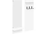 Vidaxl Comodino Da Parete Bianco 70 X 10 X 90 Cm Materiale Ligneo