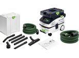 Festool Ctl Mini I Cleantec Aspiratore Mobile 1200 Watt 10 L Classe Di Polvere L ( 578311 ) + Set Di Pulizia Craftsman 8 Pezzi ( 577258 )